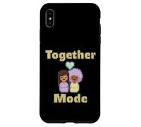 Together Mode - Cute Pixel Couple Gamer Design Case for iPhone XS Max