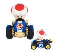 Together Plus San-Ei MKW03 Mario Kart World Toad Plush Toy | Soft Polyester Material
