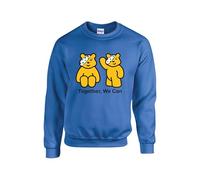Together Pudsey Sweatshirt, Children Need 2024 Jumper, Bear Pudsey Jumper, Spotty Day Sweatshirt, Together We Can School Event Unisex Top(M, Royal Blue)
