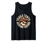 Together Trails Tents Hiking Squad Journey Tank Top