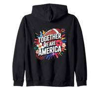 Together We Are America Unity Proud Pride Zip Hoodie
