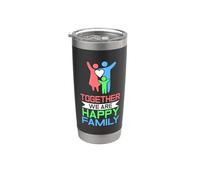Together we are Happy Family Stainless Steel Insulated Tumbler