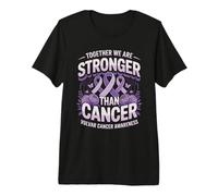 Together We are Stronger Than Cancer Vulvar Awareness Premium T-Shirt
