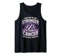 Together We are Stronger Than Cancer Vulvar Awareness Tank Top