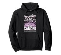 Together We Are Stronger Than Cancer Vulvar Cancer Awareness Pullover Hoodie