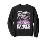 Together We Are Stronger Than Cancer Vulvar Cancer Awareness Sweatshirt