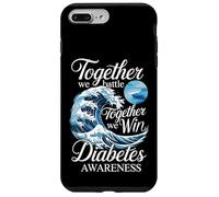 Together We Battle Together We Win Diabetes Awareness Case for iPhone 7 Plus/8 Plus