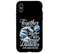 Together We Battle Together We Win Diabetes Awareness Case for iPhone X/XS
