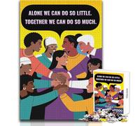 Together We Can Do So Much 1000 Piece Puzzle For Adults Play And Learn Smart Activity Unique Heartfelt Celebration Gift Size 38x52cm