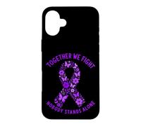 Together We Fight Nobody Stands Alone Epilepsy Awareness Case for iPhone 16 Plus