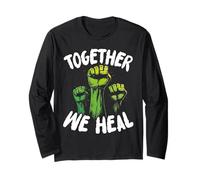Together We Heal Mental Health Awareness Support Unity Long Sleeve T-Shirt