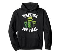 Together We Heal Mental Health Awareness Support Unity Pullover Hoodie