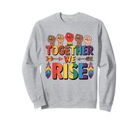 Together We Rise LGBT Pride Shirt Rainbow Flag Sweatshirt