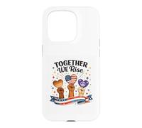 Together We Rise Unity Diversity Inspirational Graphic Case for iPhone 15 Pro