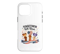 Together We Rise Unity Diversity Inspirational Graphic Case for iPhone 16 Pro Max