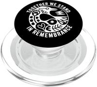 Together We Stand In Remembrance Unity Bird Emblem Memorial PopSockets PopGrip for MagSafe
