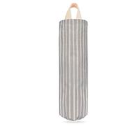TOGETRUE Plastic Bag Holder, Wall Mount Grocery Bag Holder, Reusable Trash Bag Organizer for Home Kitchen Pantry Decor (Gray-White)