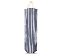 TOGETRUE Plastic Bag Holder, Wall Mount Grocery Bag Holder, Reusable Trash Bag Organizer for Home Kitchen Pantry Decor (Blue-White)