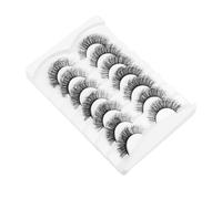 TOGEVAL 1 box False Eyelash Extensions Kit of DIY Fake Lashes for Women Lightweight Easy to Wear and Reusable Makeup Lashes for Parties Dates and Daily Use