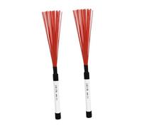 TOGEVAL 1 Pair Drum Brush with Handle Lightweight Percussion Instrument Accessories for Drum for Jazz and Beginner Drummers Compact Design for Easy Travel