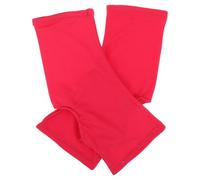 TOGEVAL 1 Pair Lightweight Soccer Cleat Covers for Adults - Breathable Football Shoe Protection Sleeves - Anti-Skid Turf Grass Athletic Shoe Sleeves in Rose Red for Training and Outdoor