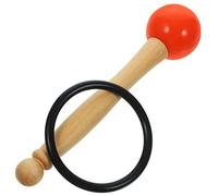 TOGEVAL 1 Set Singing Bowl Mallet with Wood Handle Durable Rubber Head Striker for Yoga Meditation Sound Bowl Portable Reusable Music Accessory for Calming Tones