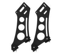 TOGEVAL 10” Aluminum Alloy Car Rear Wing Mount Bracket Universal Spoiler Holder for Trunk Racing Tail Air Spoiler Installation Accessories