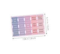 TOGEVAL 10 Sheets Bible Page Tabs Decorative Adhesive Index Tabs for Bible Study Paper Material with Comfortable Texture for Accurate Referencing