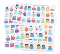 TOGEVAL 10 Sheets Cat Name Stickers for Self-Adhesive Cute Labels for Bottles and School Supplies Easy to Use Paper Tags with Adorable Cat Patterns