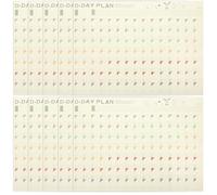 TOGEVAL 100-day Countdown Study Planner Sheets 10pcs Daily Time Management Planning Chart Self-discipline Schedule Organizer for Students and Office Use