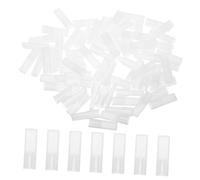 TOGEVAL 100 Pcs Transparent Precision Covers for Craft and Hobby Safety Protection Guards for Wood and Stone Easy to Use Sleeves to Prevent Accidental Cuts and Extend Life