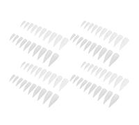 TOGEVAL 1000pcs Natural Claw Nail Tips Set - Full Cover Plastic False Fingernails for Women, Salon Use, Wedding Party Nail Extensions