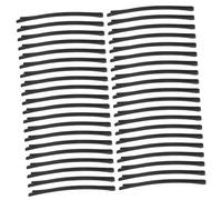 TOGEVAL 100pcs Black Metal Bobby Pins Jumbo Curved Hair Clips Super Grip Side Bangs Hair Pins for Women Thick Long Styling Updo Chignon Accessories