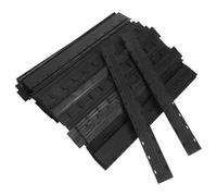 TOGEVAL 100pcs Black Slide Grip Binding Bars for Report Covers Paper Binder Strips with Strong Grip Use File Strip Fasteners for Business Presentations and Office Document Organization