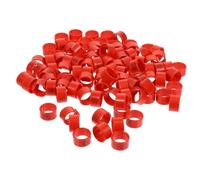TOGEVAL 100pcs Chicken Leg Rings for Poultry Poultry Ring Identification Bands Chicken Foot for Birds