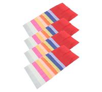 TOGEVAL 100pcs Colored Tissue Paper for Crafts and Wrapping, 10 Colors x 10 Sheets, Thin Handmade Origami and DIY Art Paper for Party Decorations and Floral Bouquet Packaging