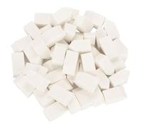 TOGEVAL 100pcs Disposable Makeup Powder Puff Face Puff for Foundation Cosmetics Beauty Tools Mini Soft Latex Pentagonal Flat Arrow Shape for Daily Face Powder Application