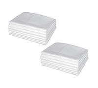 TOGEVAL 100Pcs Disposable Rabbit Hutch Liner Small Pet Cage Mat Smooth Film for Guinea Pig Liner Base Easy Clean Rabbit Accessories Hutch Flooring