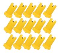 TOGEVAL 100pcs Eyelash Glue Bottle Nozzles with Stainless Steel Anti-blocking Needles for Lash Extension Supplies Plastic and Salon and Home Use