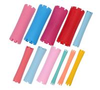 TOGEVAL 100Pcs Hair Heating Rollers for Women Salon Perm Rods Safe Material Reusable Curling Hair Tools Portable and Easy to Use