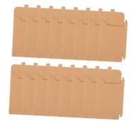 TOGEVAL 100pcs Kraft Paper CD Sleeves Protective Dvd Storage Envelopes for Organizing Discs Space-saving Portable CD Dvd Packaging Bags with Easy Access and Material