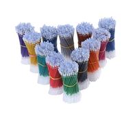 TOGEVAL 100Pcs Multi Color Glitter Gel Pen Refills Smooth Writing Office School Replacement Plastic Material for Everyday Use