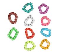 TOGEVAL 100pcs Multi-color Pigeon Leg Bands Lightweight Racing Pigeon Foot Rings for and Parrots Easy to Use Identification Rings for Bird Management Random Color