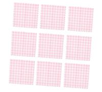 TOGEVAL 100pcs Pink Gingham Paper Napkins Disposable Checkered Serviettes for Wedding Birthday Picnic Party Holiday Events Soft and Easy Cleanup