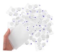 TOGEVAL 100Pcs Portable Compressed Cotton Towels Mini Coin Tissue Soft Face and Hand Washcloths for Travel Outdoor Sports Home Use