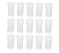 TOGEVAL 100PCS Replacement Squeakers for Flat Plastic Noise Maker Inserts with Realistic Whistle Sound DIY Repair Accessories for Pet and Plush Interactive Craft Parts
