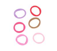 TOGEVAL 100pcs Seamless Elastic Hair Ties for Women Mixed Colors High Stretch Hair Rings Soft Bands for Thin and Thick Stylish Headdress Accessories