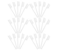 TOGEVAL 100pcs Short Handle Prison Toothbrush with Thumbprint Grip Non-Slip Compact Oral Brush for Secure Teeth Cleaning in Correctional Facilities and Medical Environments