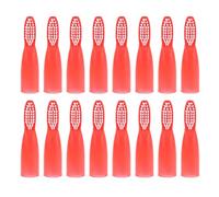 TOGEVAL 100pcs Soft Bristle Finger Toothbrushes for Gentle Gum Cleaning Portable Mini for Prisons Psychiatric Hospitals Nursing Homes Sensitive Oral Care with Precision Control