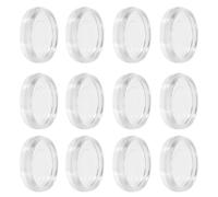 TOGEVAL 100pcs Transparent Plastic Binding Clips Replacement Loose Leaf Binder Rings for Notebook Organization Home Office Filing Document Management